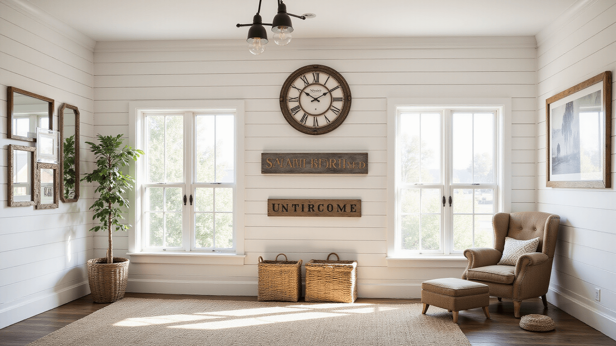 Farmhouse Living Room Wall Decor: Transform Your Space with Rustic ...