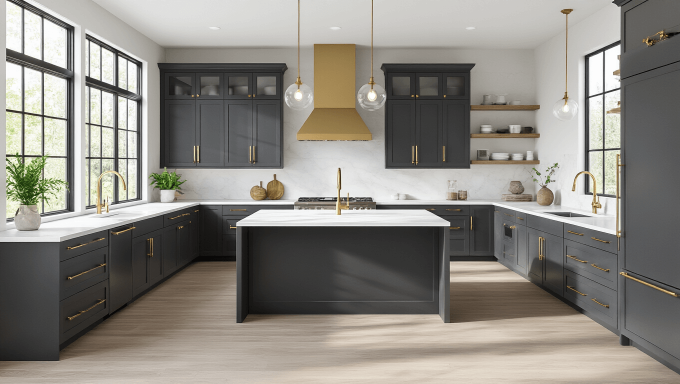 Charcoal Gray Kitchen Cabinets: The Ultimate Modern Makeover Guide ...