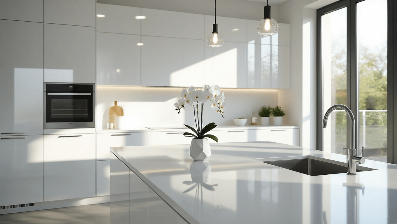 High Gloss Kitchen Cabinets: The Ultimate Modern Design Statement ...