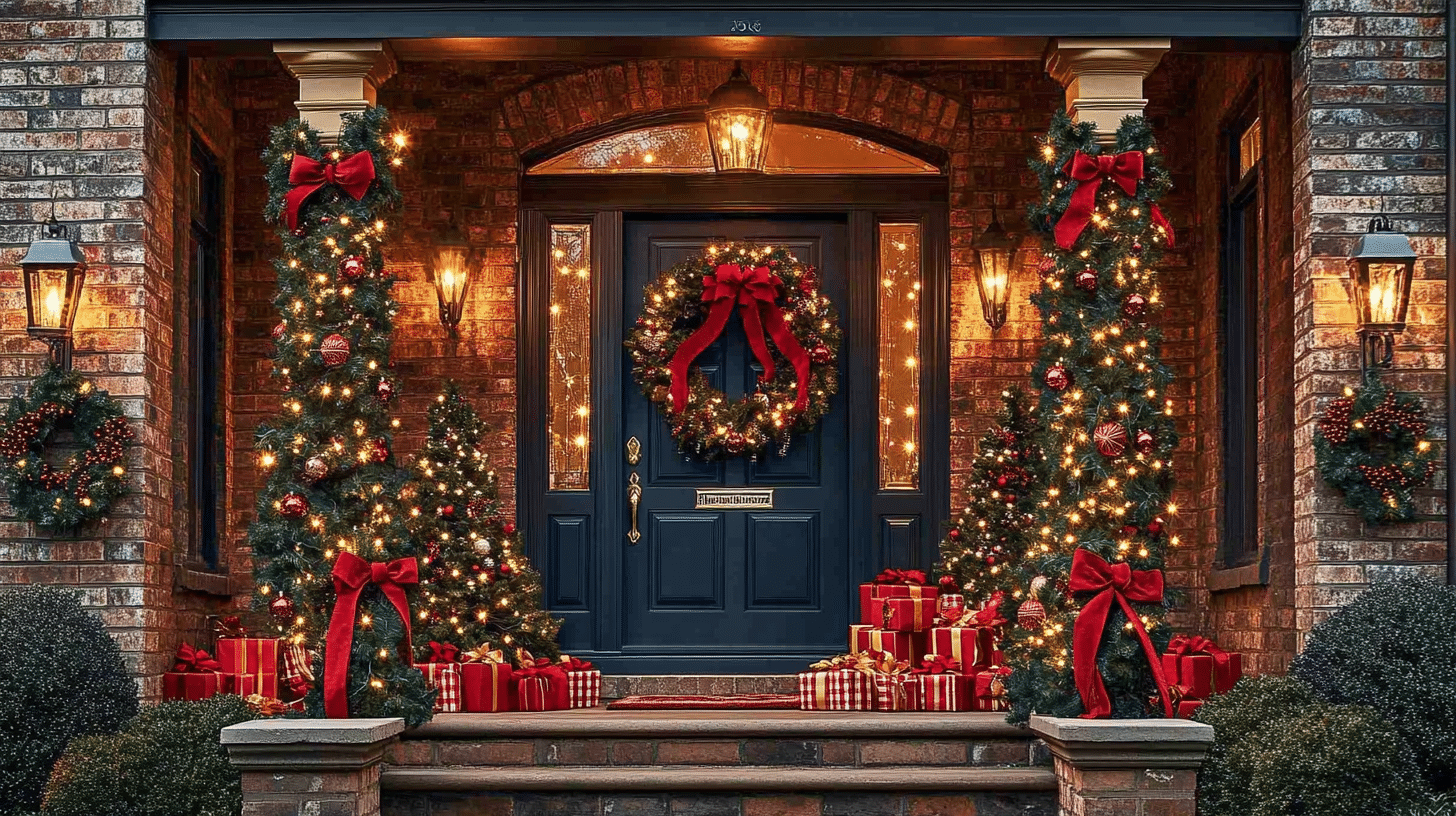 29 Front Porch Christmas Decor Designs to Fill Your Home With Christmas ...