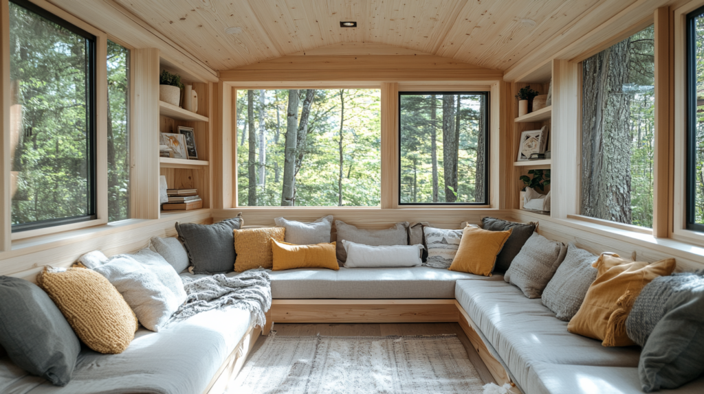 little cabin living room